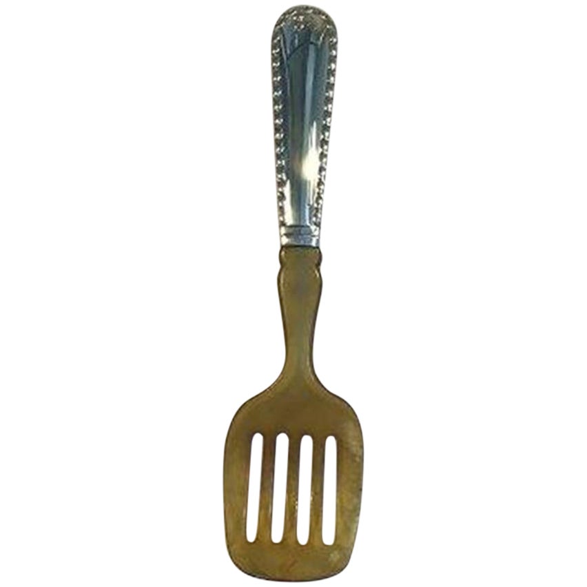 Jensen Silver Rope Herring Fork with Horn No 78 For Sale at 1stDibs