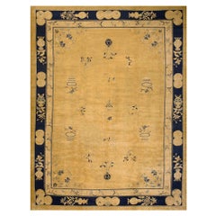 Chinesischer Peking-Teppich des späten 19. Jahrhunderts ( 11''8 x 15''5 - 355 x 470)