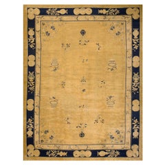 Tapis chinois de Pékin de la fin du XIXe siècle (94,44 x 38,1 cm)