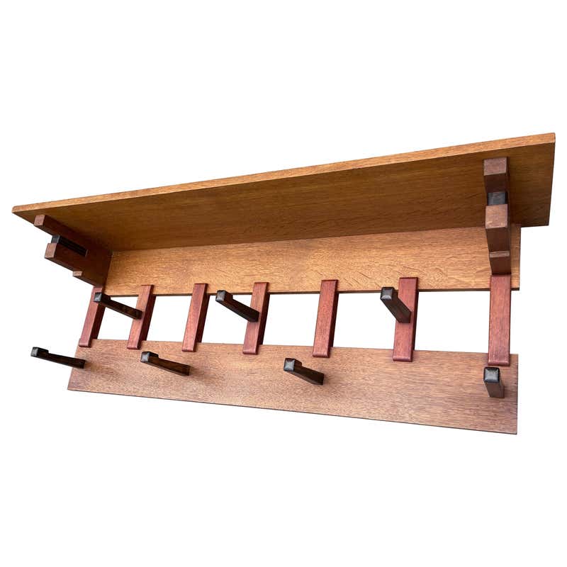Dutch Art Deco Coat Rack Amsterdam School by P.E.L. Izeren 1930 ...