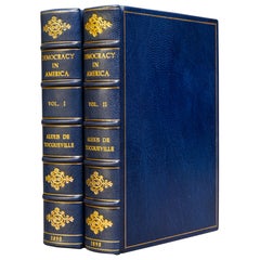 'Book Sets' 2 Volumes, Alexis de Tocqueville, Democracy in America