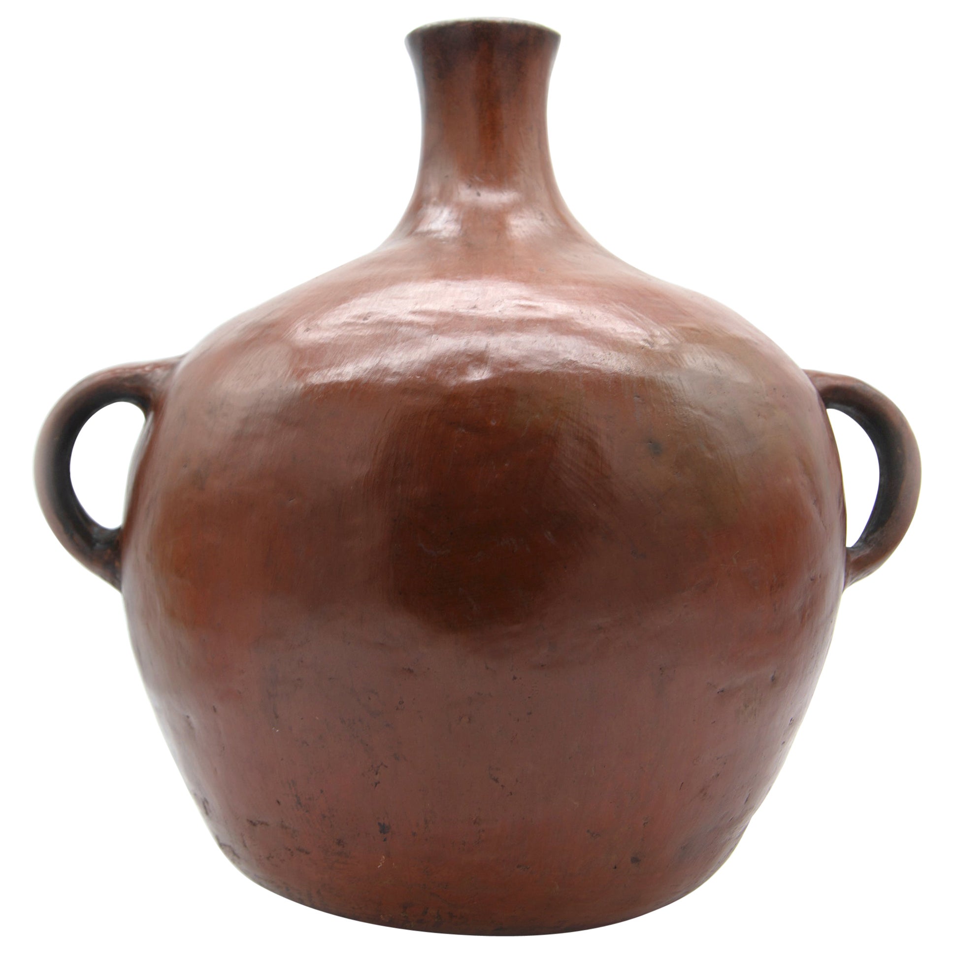 Maya Mam Large Red Jar Pre Columbian Design, Indigenous Pottery