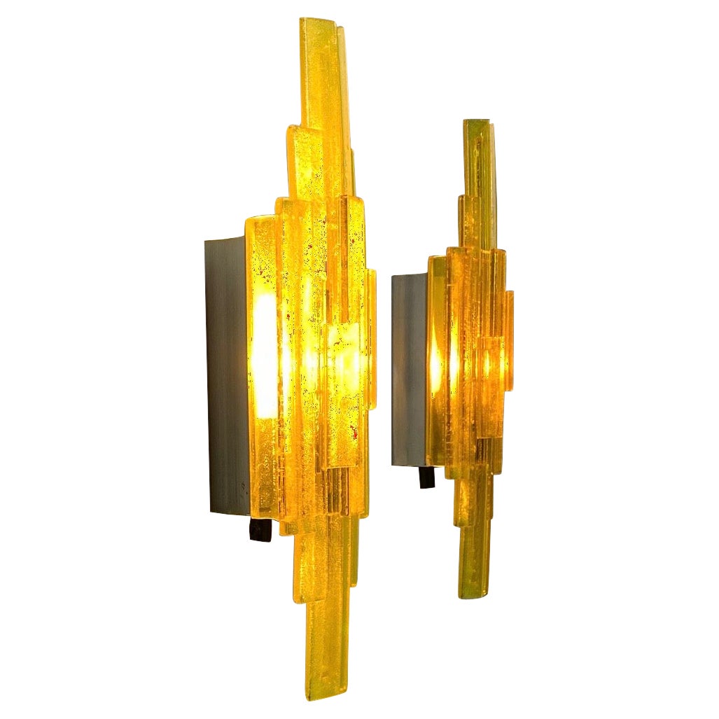 Set of Two Wall Lights by Claus Bolby, Denmark, 1970s