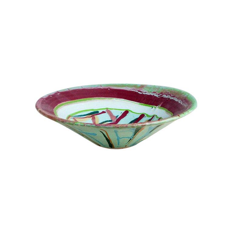 Midcentury Studio Pottery Bowl I, Circa 1950’s For Sale