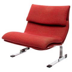 Giovanni Offredi “Onda” Wave Lounge Chair for Saporiti, 1970s