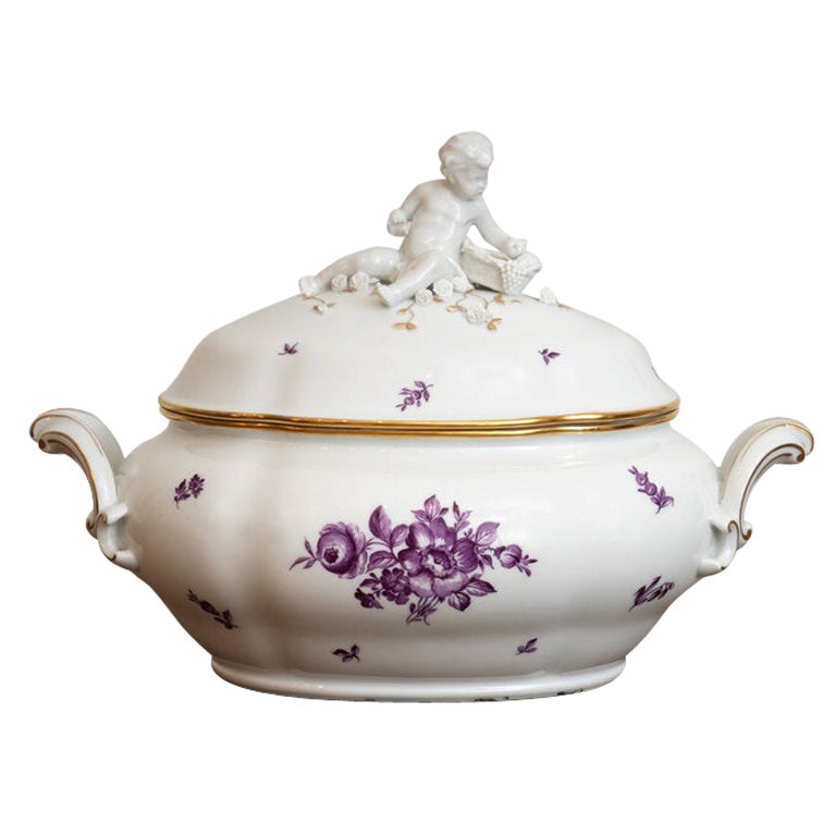 20th Century Royal Vienna Porcelain Tureen