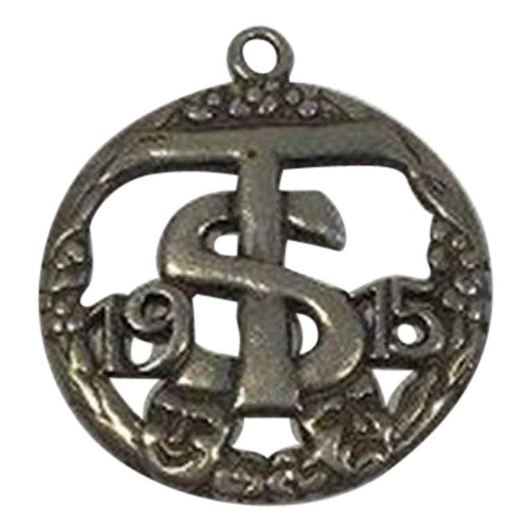 Mogens Ballin Eftf Silver Pendant '1915' For Sale