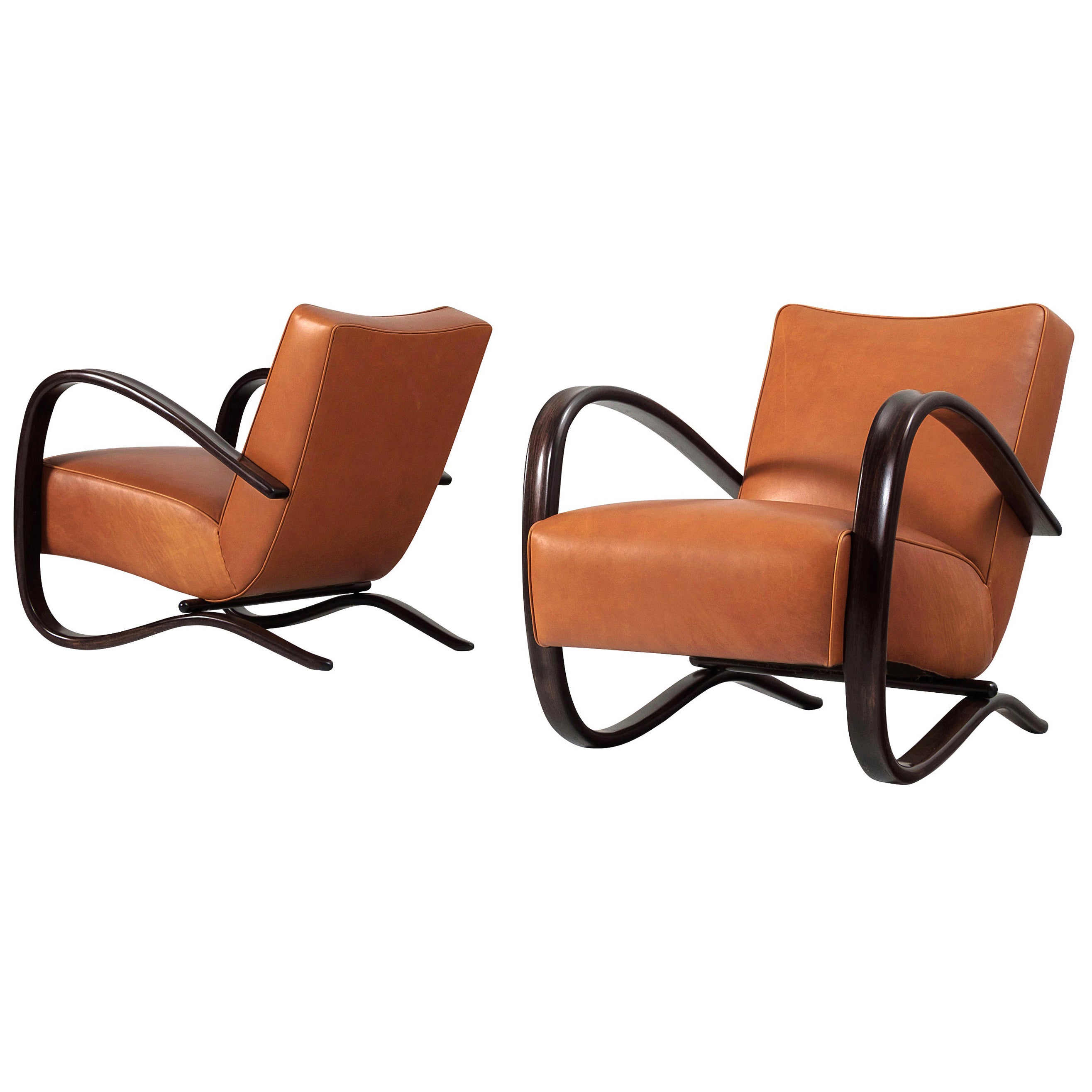 Jindrich Halabala Customizable Lounge Chairs