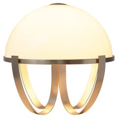 Italian Table Lamp with Round Shade