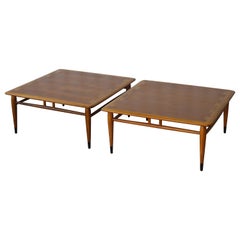 Pair of Low Coffee Tables by Lane, U.S.A, 1960s