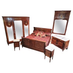 Vintage 19C French Empire Style Complete Bedroom Set - Outstanding