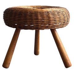 Vintage Tony Paul Attributed Tripod Stool