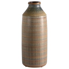 Wallåkra, Mid-Century Stoneware Vase, Sweden, 1950s
