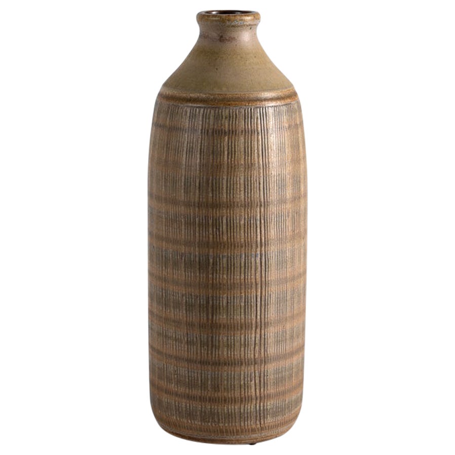 Wallåkra, Mid-Century Stoneware Vase, Sweden, 1950s