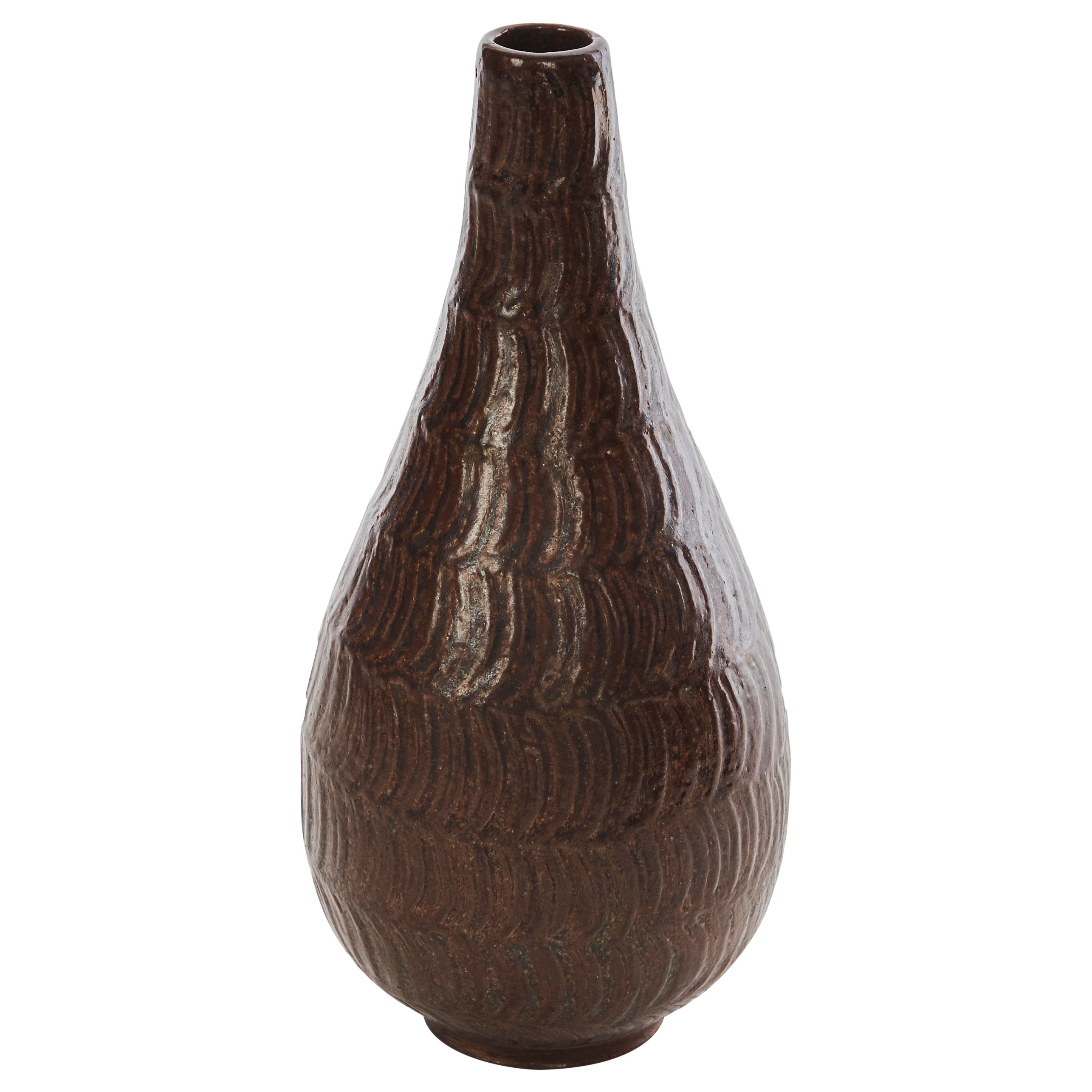 Wallåkra, Mid-Century Stoneware Vase, Sweden, 1950s For Sale