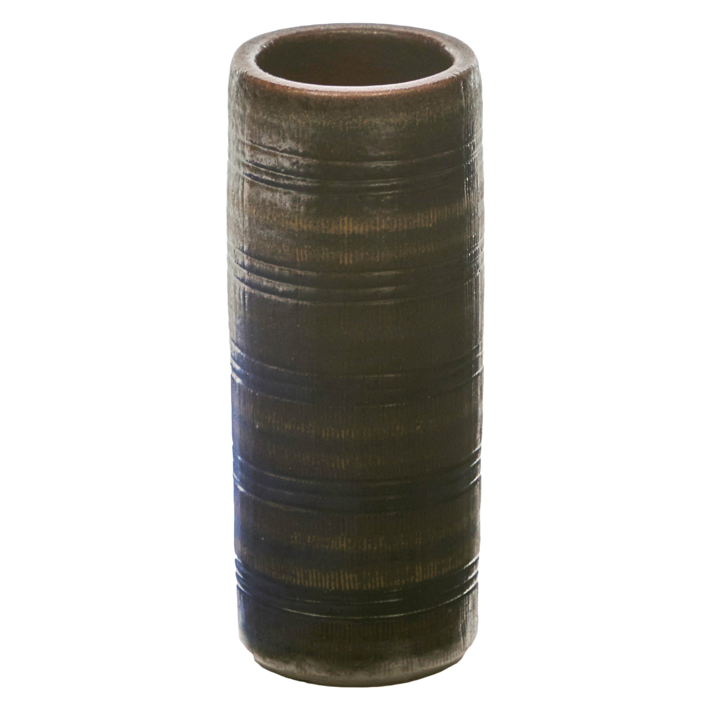 Wallåkra, Mid-Century Stoneware Vase, Sweden, 1960s