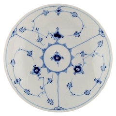 Bing & Grøndahl Blue Fluted Bowl, Model Number 312. Mid-20th Century