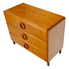 Conant Ball Russel Wright massivem Ahorn Deco-Stil drei Schublade Bachelor Chest