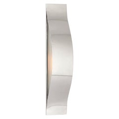 Avant Medium Linear Sconce Polished Nickel & Frosted Glass, USA 120V