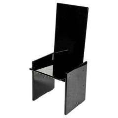 Black Lacquer Kazuki Chair by Kazuhide Takahama