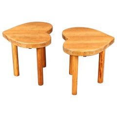 Pair of Pine Side Table