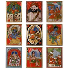 Indian Reverse Glass Paintings