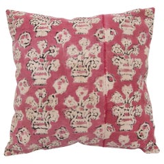 Pillowcase Made from an Antique Anatolian Block Print, Early 20th C