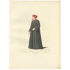 Antique Print of Cosimo di Giovanni de' Medici by Bonnard, 1860