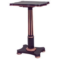 Continental Baltic Rosewood and Satinwood End Table