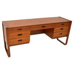 1960's Vintage Walnut Desk by Uniflex