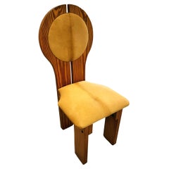 Hungarian Ponyskin Upholstered Studio Craft Chair in Organic Design, 1970