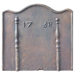 Antique French 'Year' Fireback, 18th Century