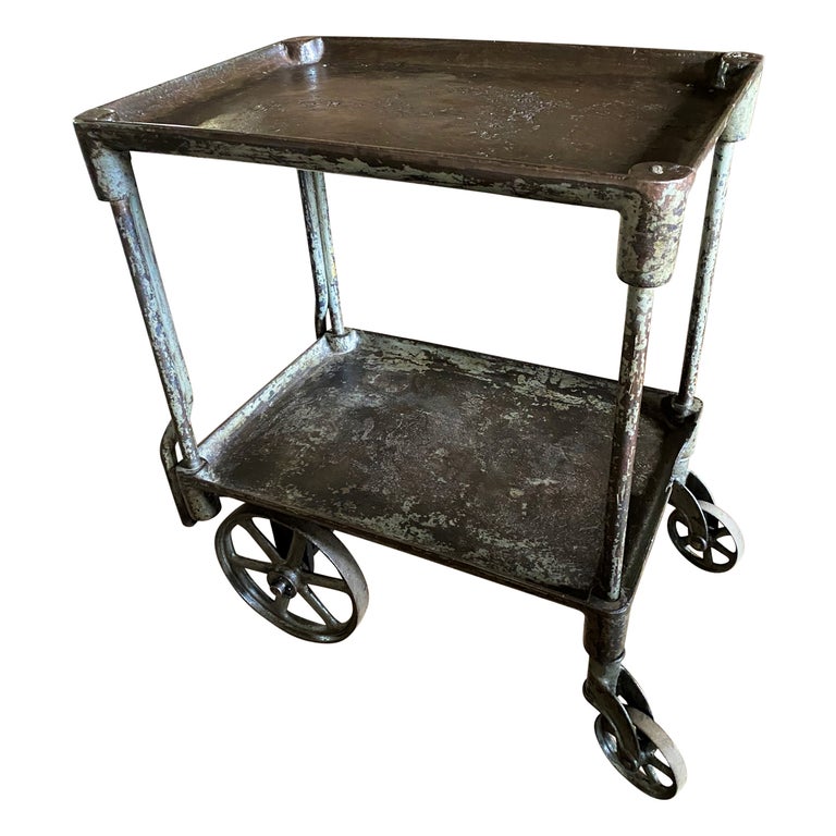 Industrial Bar Cart at 1stDibs industrial style bar cart, industrial