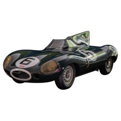 Model of the Jaguar D-Type Racing Car