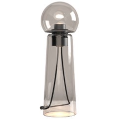 Gigi Clear Transparent LED Hand Blown Glass Table Lamp by Studio d'Armes