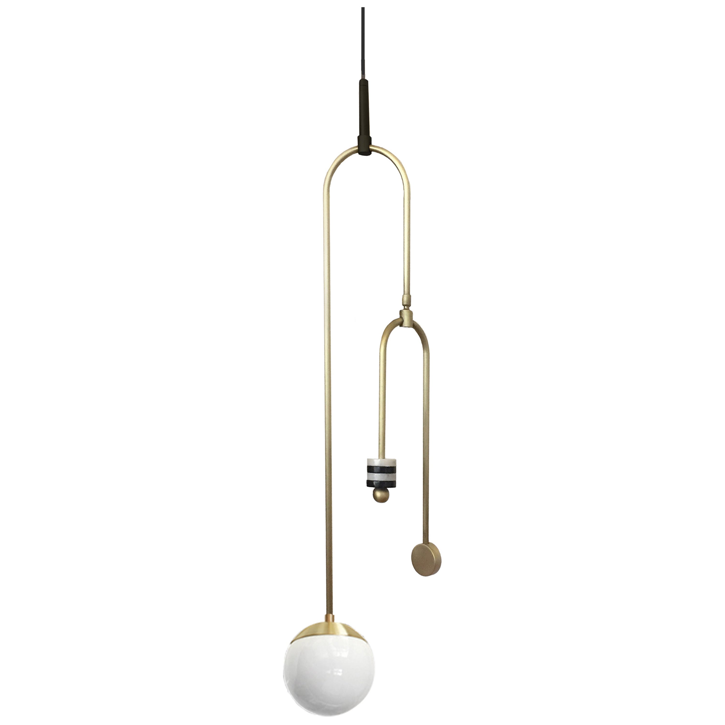 FLOW VERTICAL PENDANT LAMP, Contemporary, Sculptural Lighting by Rebeca Cors