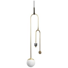 Flow Vertical Pendant Lamp 'Minimalist, Contemporary, Sculptural Lighting'