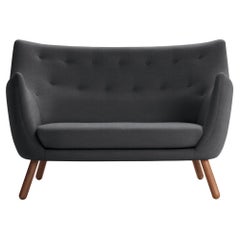 Finn Juhl Poet Sofa:: Loveseat:: Gray:: 1941:: Danemark