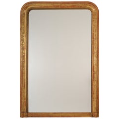 Antique Louis Philippe Gold Leaf Mirror