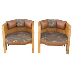Pair of "Spanish" Chairs Designed by Adrian Pearsall
