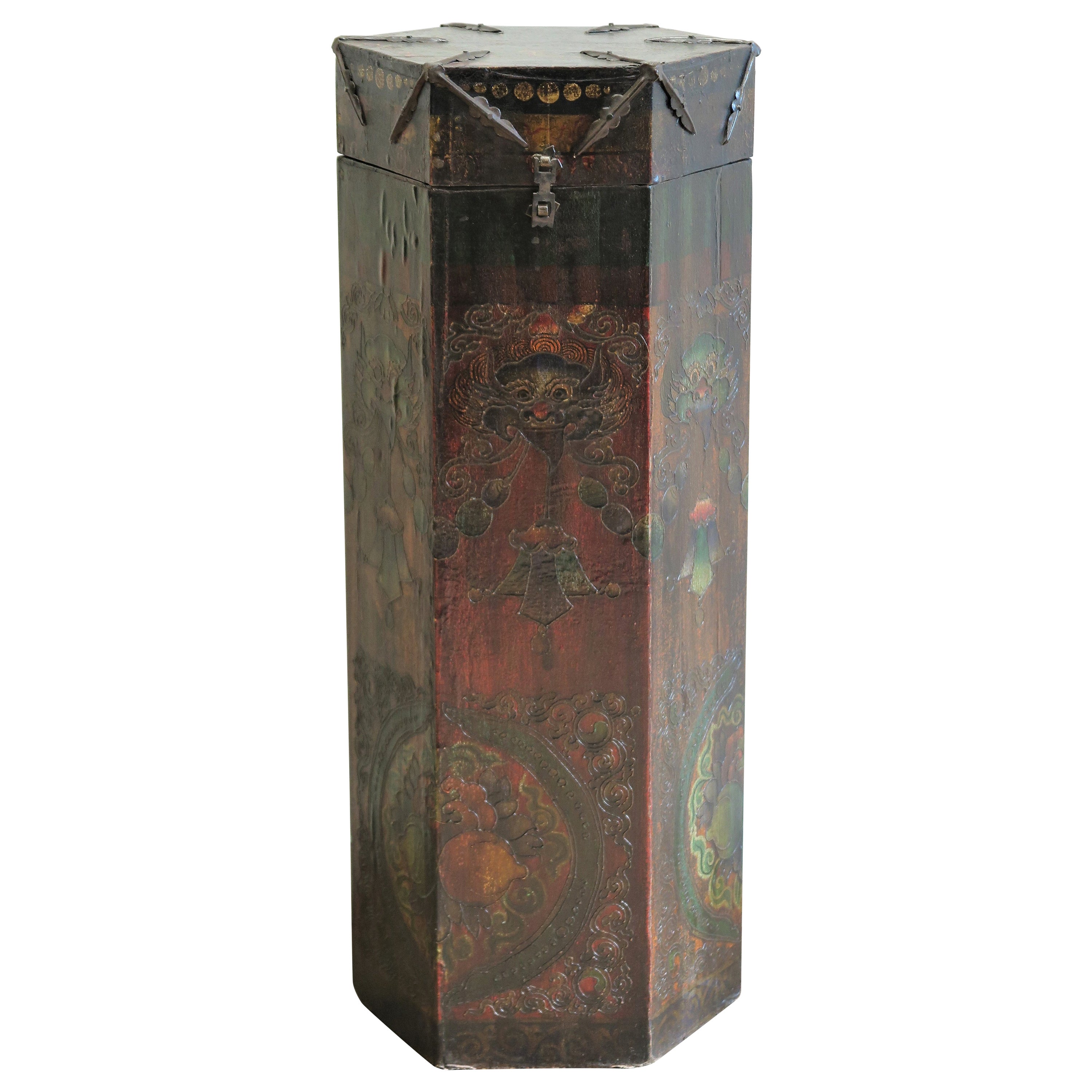 Tibetan Scroll Box