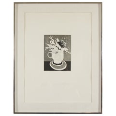 Retro David Gilhooly "The First Morning Cup of Paula's Coffee" Print