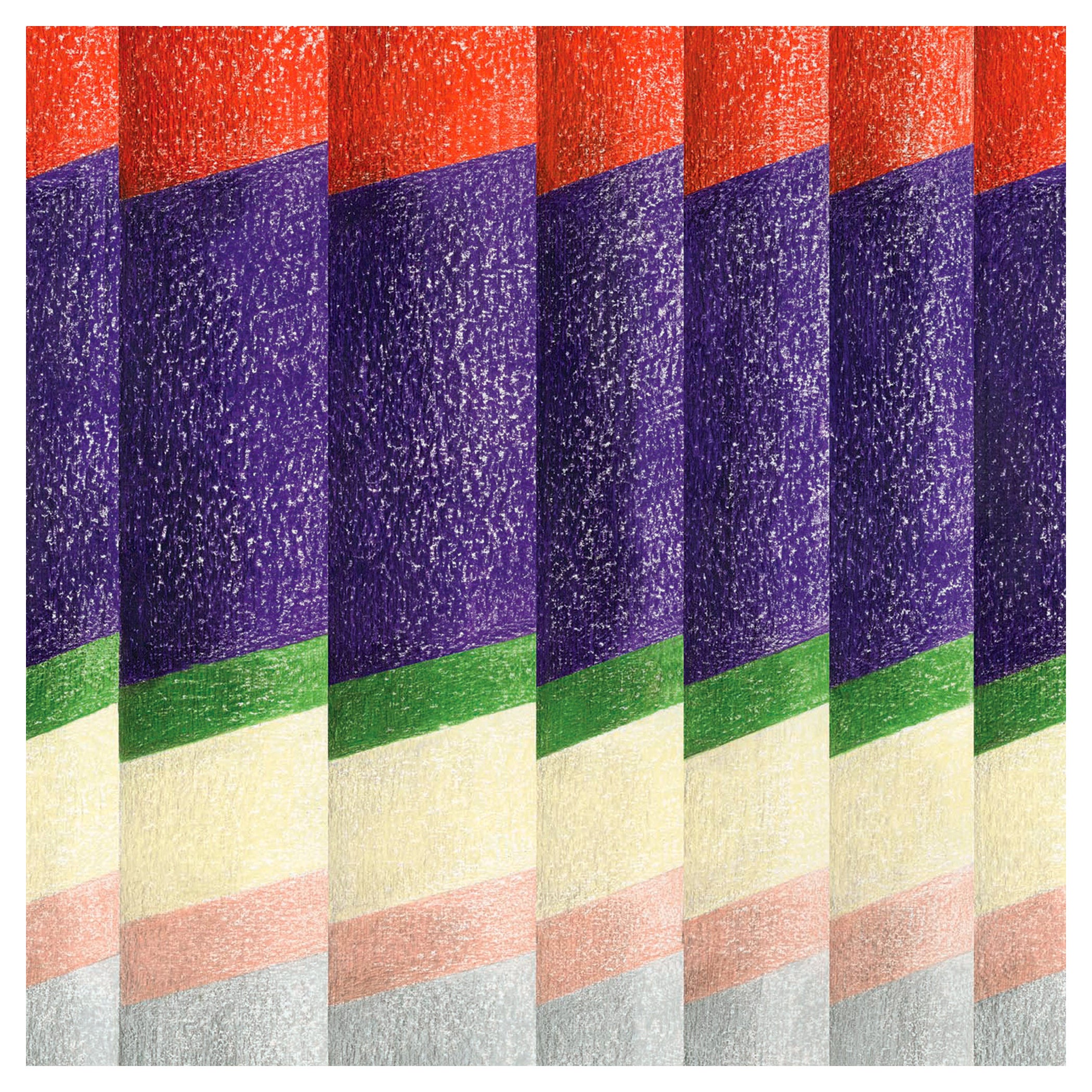 Les plis ! Revêtements muraux contemporains multicolores à effet tridimensionnel en vente