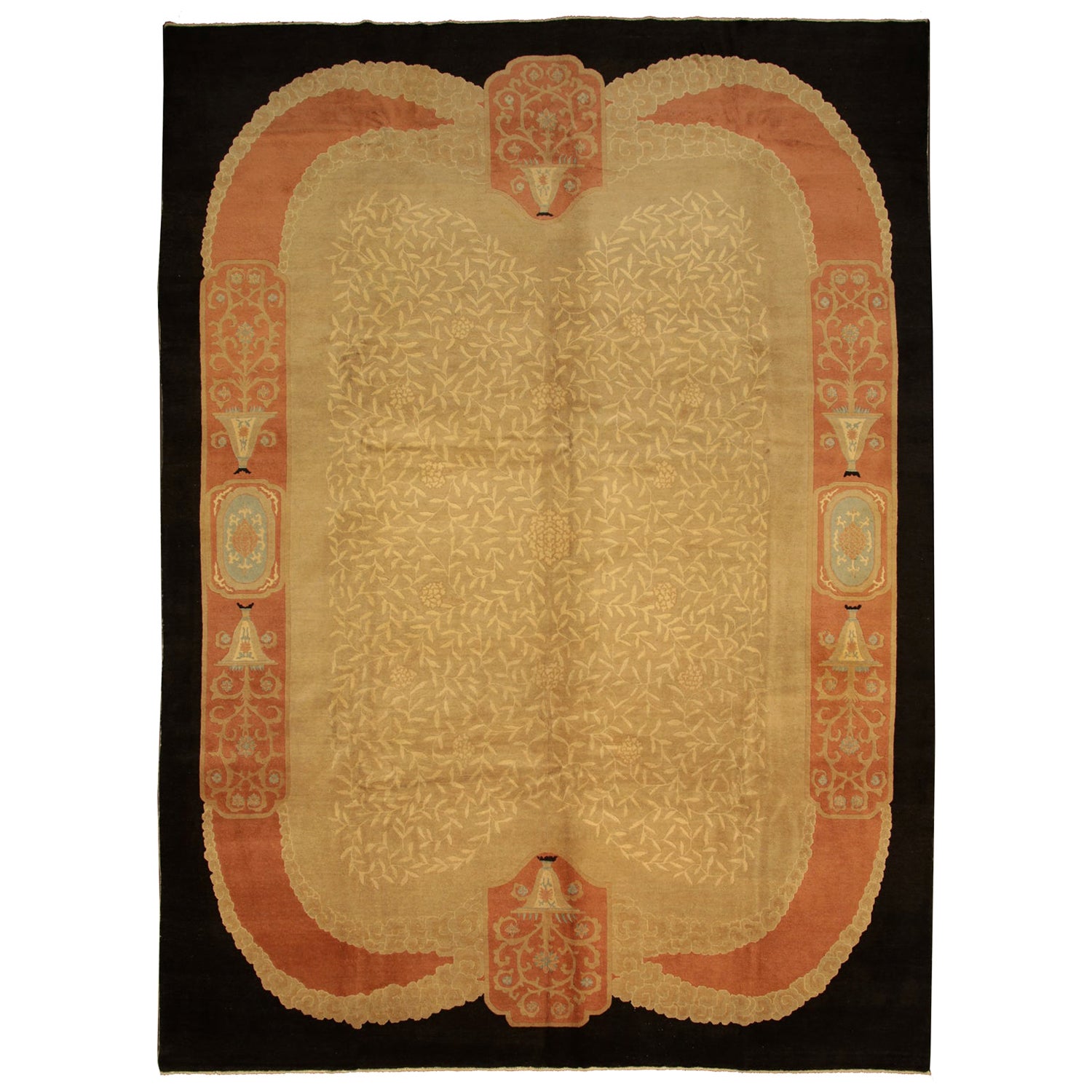 Chinese Rug Peking Minimalist Design