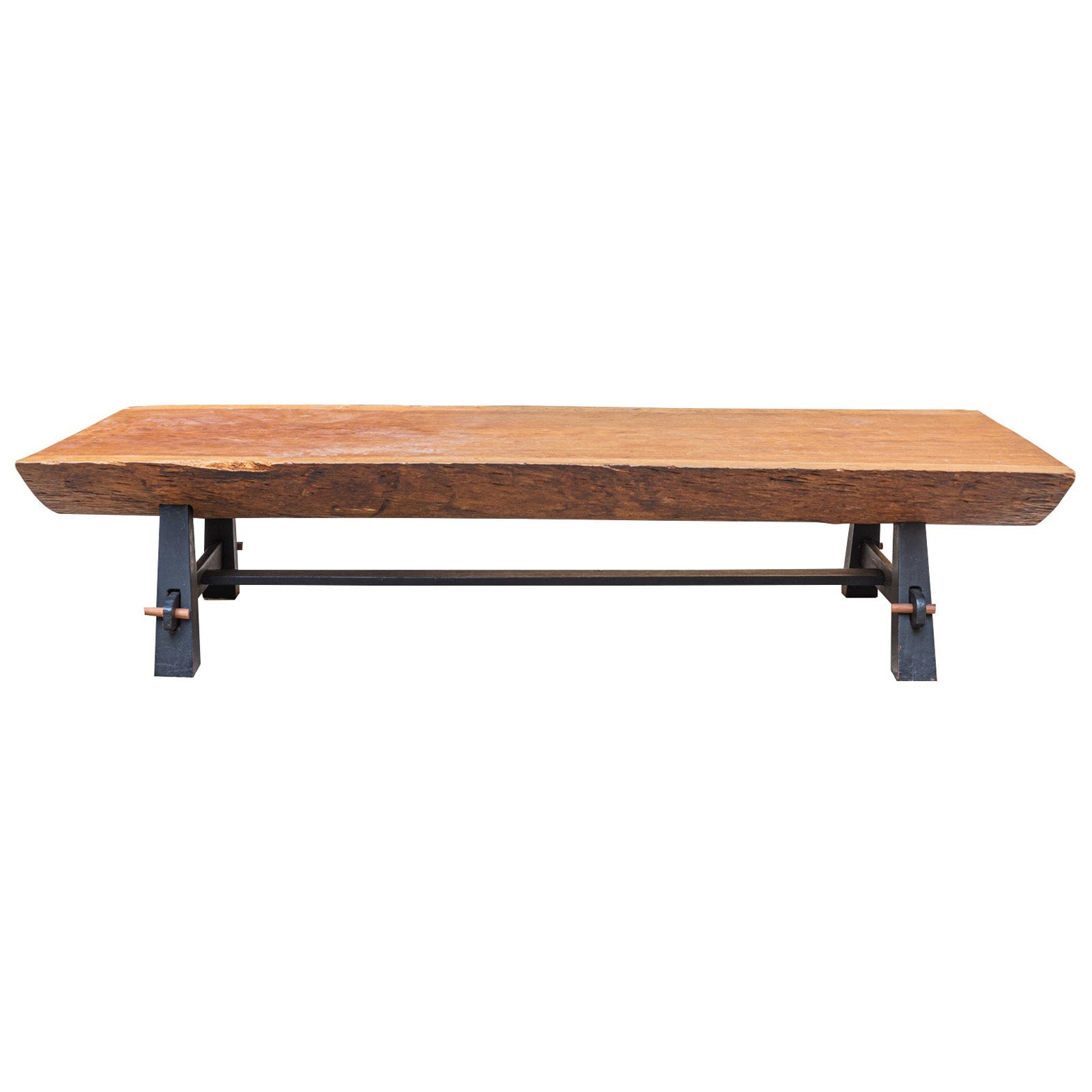 Jean Touret for the Marolles Workshop, Coffee Table, Wood, circa 1980, France