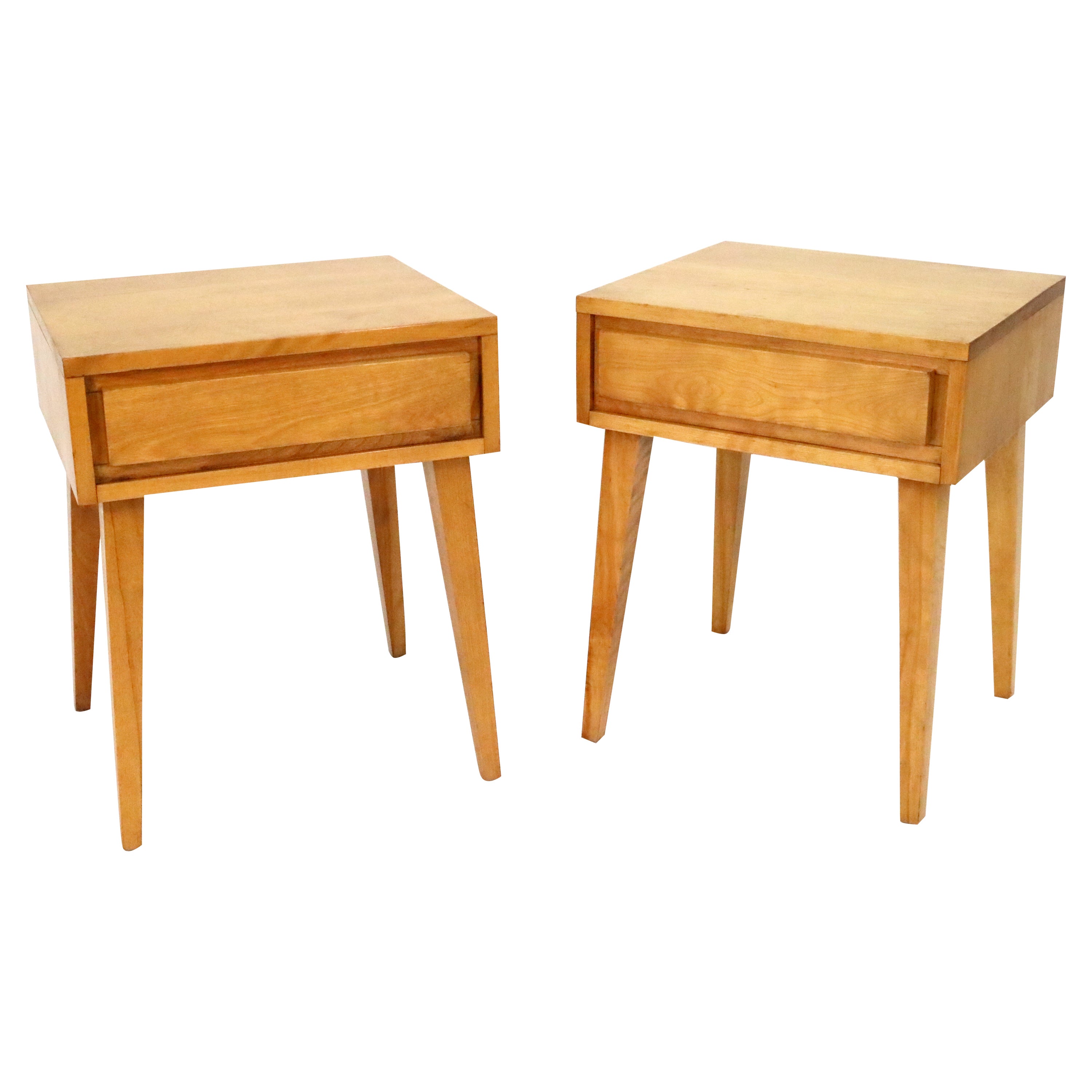 Pair of 'Modernmates' Night Stands by Leslie Diamond for Conant Ball