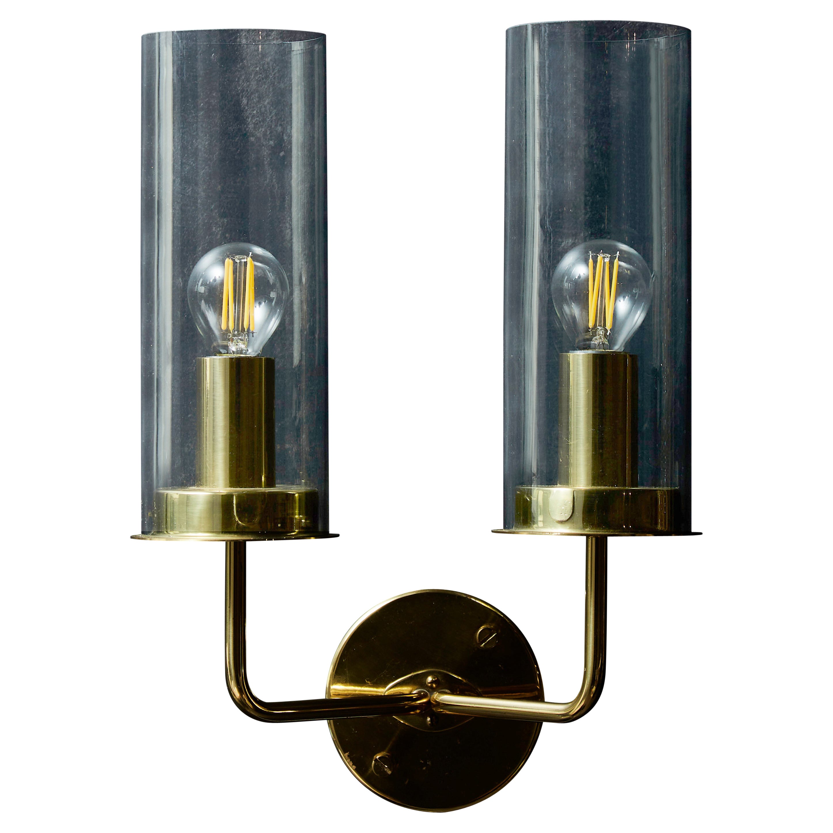 Pair of Hans Agne Jakobsson Two Lights Wall Sconces