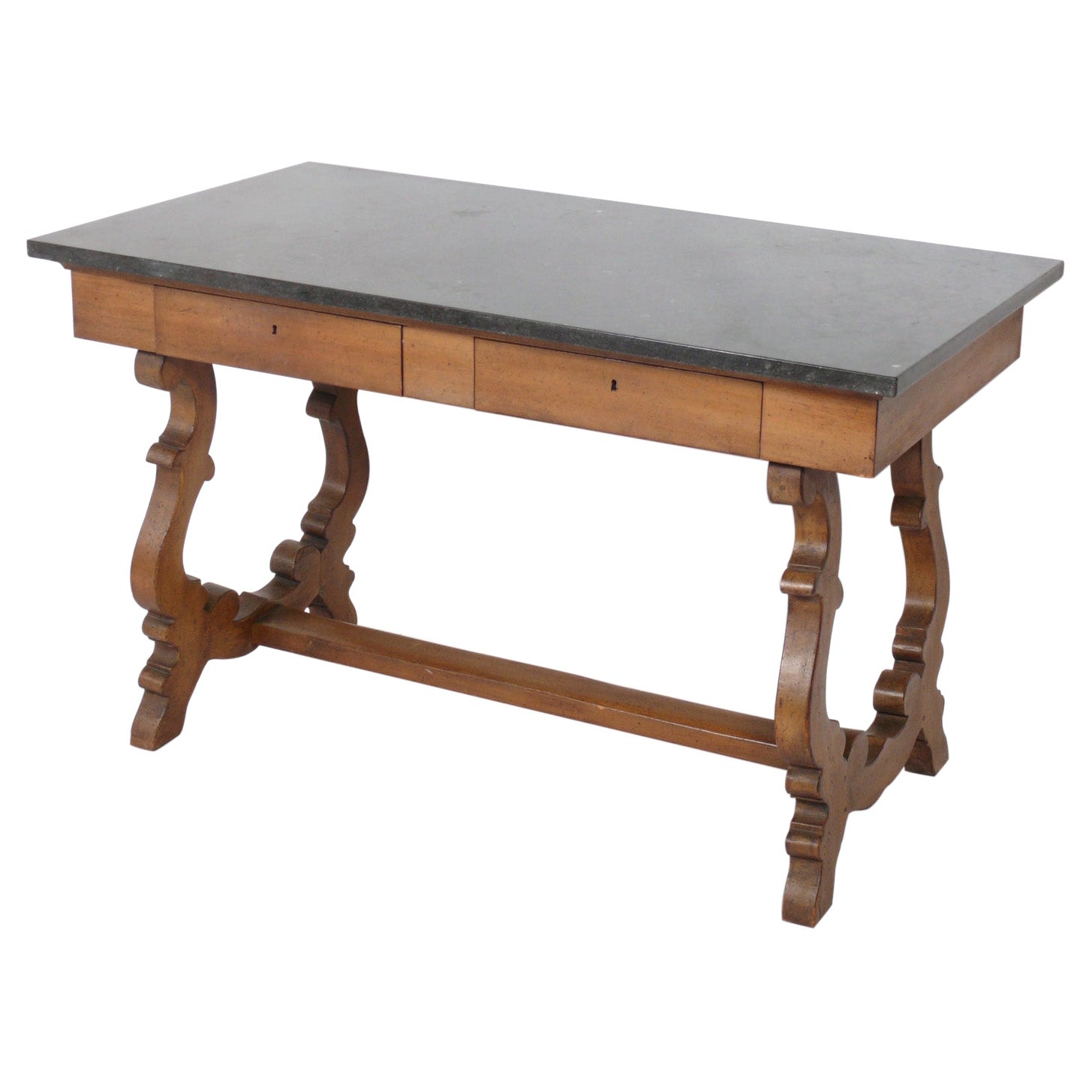 French Marble Top Desk 