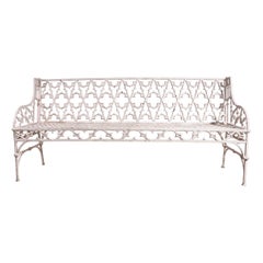 Mammouth Cast Iron Garden  Bench with Gothic Castings
