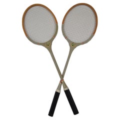 Paar Vintage-Tennisschläger, ca. 1970er Jahre